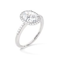 Anello Ama Donna in Oro bianco Diamante Lab Grown 1.51 Ct AMA-AN-302-16 - AMA-AN-302-16